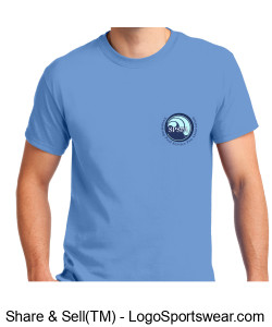 SPSPA Logo on Blue T-shirt Front Design Zoom